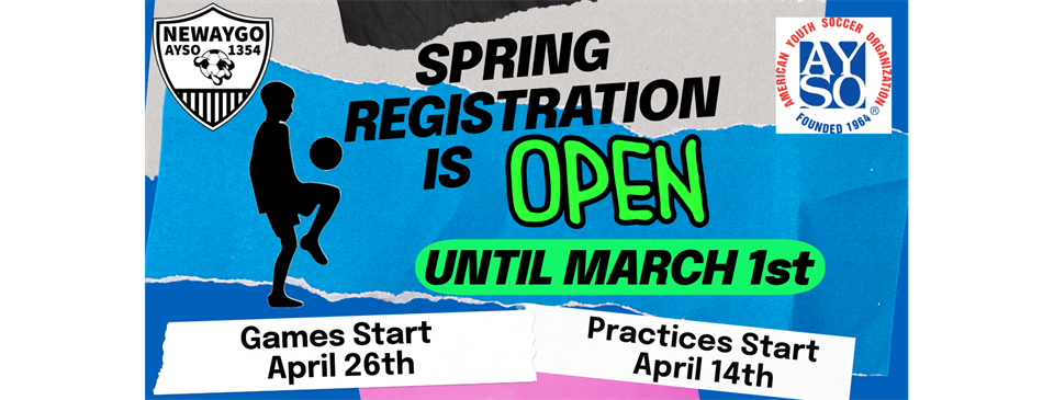 Spring Registration is Open!